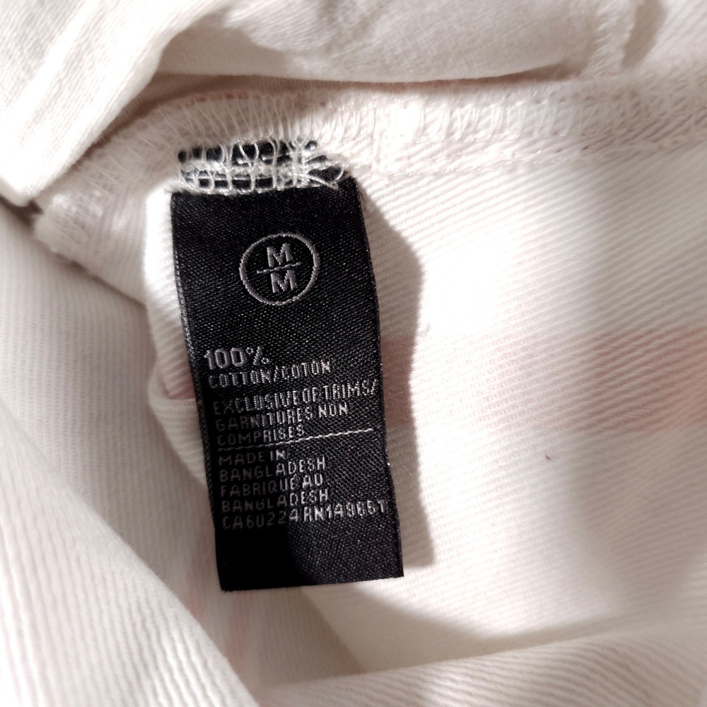 Buffalo David Bitton Button Down Shirt Mens M Beige Pink Striped Cotton Long - Picture 4 of 8